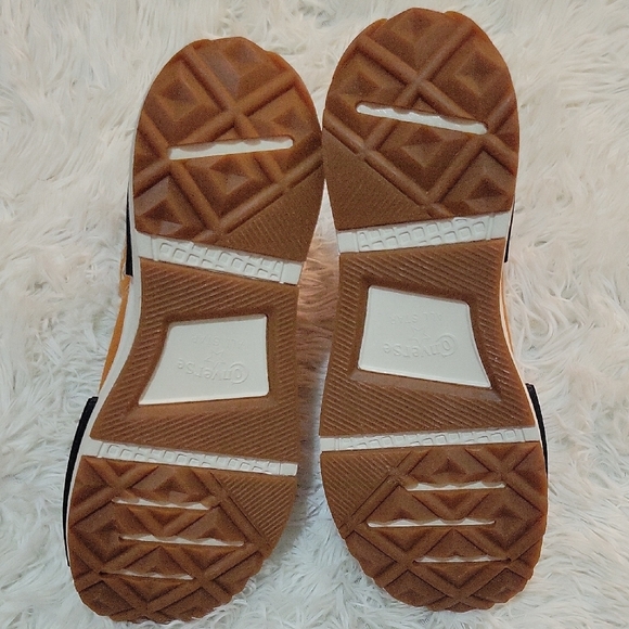 Women's Orange High-Top Sneakers - Picture 14 of 16